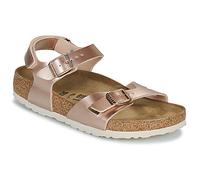 BIRKENSTOCK Sandalias Rio AS Kids BF Electric Metallic Copper in Oro 35