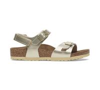 BIRKENSTOCK Sandalias Rio Kids con correa trasera. Color Dorado