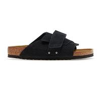 Birkenstock Sandalias unisex Kyoto de piel nobuk, color negro, talla 11 W / 9 M de EE. UU