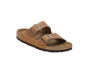 Birkenstock - Sandalias y chanclas - Arizona Oiled Leather Regular Cognac de Cuero - Talla 42 - Marrón Marrón 42