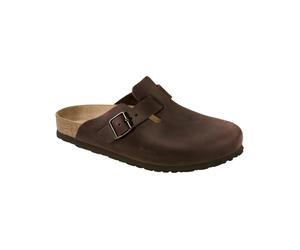 Birkenstock - Sandalias y chanclas - Boston Oiled Leather Regular Habana de Cuero - Talla 42 - Marrón Marrón 42