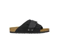 Birkenstock - Sandalias y chanclas - Kyoto Nubuck Leather/Suede Regular Black - Talla 43 - Negro Negro 43