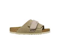Birkenstock - Sandalias y chanclas - Kyoto Nubuck-Suede Leather Regular Taupe de Cuero - Talla 44 - Marrón Marrón 44