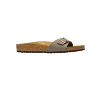 Birkenstock - Sandalias y chanclas - Madrid M Birko-Flor Nubuck Stone de Cuero - Talla 42 - Caqui Caqui 42