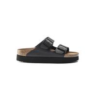 Birkenstock - Sandals Arizona Platform Vegan Birko-Flor - Shoes - Mujer - Negro - 40 EU -