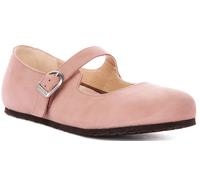 Birkenstock Santa Mary Jane Zapatillas Mujer Planas Nácar Rosa Pastel Slip On