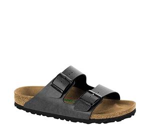 Birkenstock Schuhe Arizona Birko-Flor Schmal Pull up Anthracite veg2 (1016627) 41 Grau