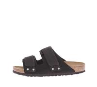Birkenstock - Sandalias y chanclas - Uji Soft Suede Nubuck Leather Black - Talla 39 - Negro Negro 39