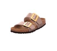 BIRKENSTOCK Mules de doble correa Sydney. Color marrón grisáceo