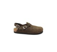 Birkenstock Tokio II Suede 1032025 Carafe Marrone Ciabatta Zoccolo Donna fibbie cinturino tallone 38
