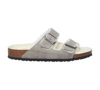 Birkenstock Unisex Arizona Shearling Suede Stone Coin Sandalias 40 EU