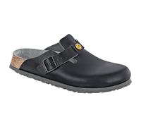 Birkenstock Unisex ESD Boston antiestático/Cuero Natural Talla 39 Plantilla Normal, Negro, 45 EU