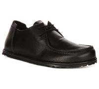 BIRKENSTOCK Utti Encaje Mocasin Cuero Hombre Zapatos Formales en Negro EU 41-46