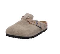 Zuecos de piel para mujer Birkenstock Boston Braided Suede 40 Étroit