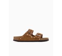 BIRKENSTOCK Women's Arizona Rivet Suede Leather Narrow Marrón 38