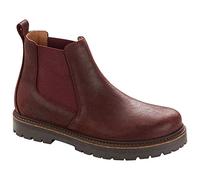 BIRKENSTOCK Women's Stalon Nubuck Leather Boot, Burgundy, 37 N EU