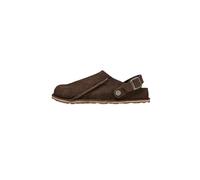 Birkenstock - Zapatillas LUTRY Premium Espresso Suede en Cuero, Marron Oscuro (45)