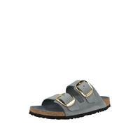 BIRKENSTOCK Mules de doble correa Arizona Big Buckle. Color azul grisáceo