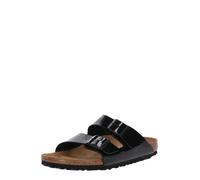 BIRKENSTOCK Mules de correa doble Arizona. Color negro de charol