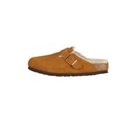 BIRKENSTOCK Piel de Cordero Boston, Zuecos Mujer, Marrón‚ CEO, 37 EU Estrecho
