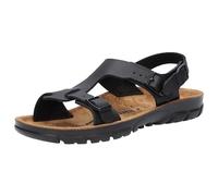 BIRKENSTOCK Zaragoza Birko-Flor, Sandalias con Plataforma Mujer, Schwarz, 39 EU