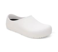 Birkenstock Zueco profesional Birki 2.0 PU O4, ancho normal, Blanco, 41 EU