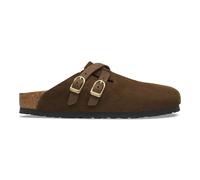 BIRKENSTOCK Zuecos de ante BLAIR D-BUCKLE. Color Marrón