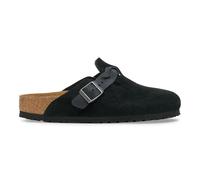 BIRKENSTOCK Zuecos de ante BOSTON BRAIDED. Color Negro