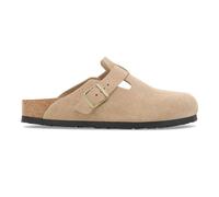 BIRKENSTOCK Zuecos de ante Boston. Color beige
