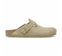 BIRKENSTOCK Zuecos de ante Boston. Color Caqui
