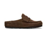 BIRKENSTOCK Zuecos de ante Naples Wrapped. Color Marrón