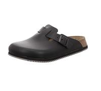 Birkenstock - Zuecos de Cuero Unisex, Color Negro, Talla 39