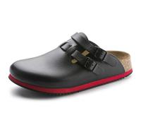 BIRKENSTOCK Zuecos Kay SL unisex para adultos, piel natural, normal, Negro 1018227, 46 EU