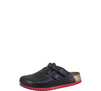 Birkenstock Zuecos para Mujer Kay SL de Piel Natural Suave Estrechos, Negro, 42 EU Estrecho
