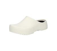 Birkenstock Zuecos unisex Super Birki Fusion para adultos, Blanco, 6.5-7 Big Kid