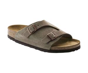 Birkenstock Zurich Suede Leather sandalias - Taupe - Estrecha - 38