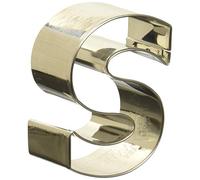 Birkmann 1010712310 Galletas Forma Letra S, 6 cm, plástico, Gris, 5 x 3 x 2 cm