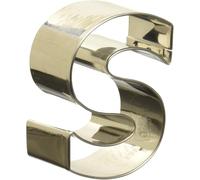 Birkmann 1010712310 Galletas Forma Letra S, 6 cm, plástico, Gris, 5 x 3 x 2 cm