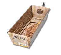 Birkmann 210523 - Molde perforado para pan (30 cm, acero al carbono de color bronce, antiadherente, recetas)