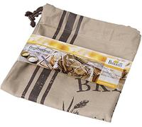 RBV Birkmann, Laib und Seele, Brotbeutel, Reine Baumwolle, 700536, Alma, Bolsa de Pan, algodón Puro, Certificado Öko-Tex Standard 100, Beige/marrón, 38 cm x 45 cm