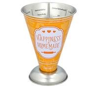 Birkmann Colour Kitchen - Vaso medidor, color naranja, hojalata, diámetro de 11 cm, altura de 14,5 cm