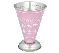 Birkmann Colour Kitchen - Vaso medidor, color rosa, hojalata, diámetro 11 cm, altura 14,5 cm