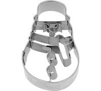 Birkmann - Cortador de galletas con forma de muñeco de nieve, acero inoxidable, apto para lavavajillas, 5,5 cm