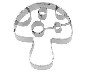 Birkmann - Cortador de galletas con forma de seta, acero inoxidable, apto para lavavajillas, 5,5 cm