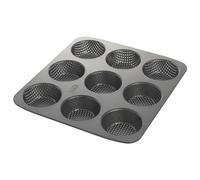 Birkmann Molde antiadherente de acero, gris oscuro, 32 x 30 x 3,2 cm