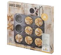 Birkmann Molde Antiadherente, Acero, Gris Oscuro, 32 x 30 x 3,2 cm