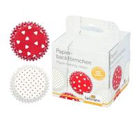 Birkmann - Moldes de papel para repostería (100 unidades), color rojo