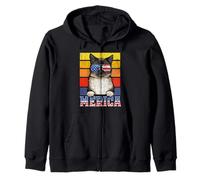 Birman Cat 4th of July Merica American Mericat Cats Lovers Sudadera con Capucha