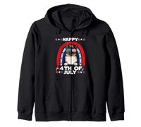 Birman Cat Happy 4th of July Patriotic American Cats Lovers Sudadera con Capucha