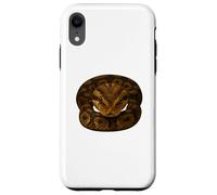 Birmana Python Serpiente Reptil Cara Primer Plano Arte Realista Carcasa para iPhone XR